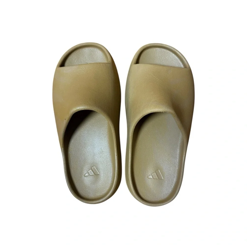 Yeezy| Kids Adidas Ochre Slide Sandals- Size Little Kid 3